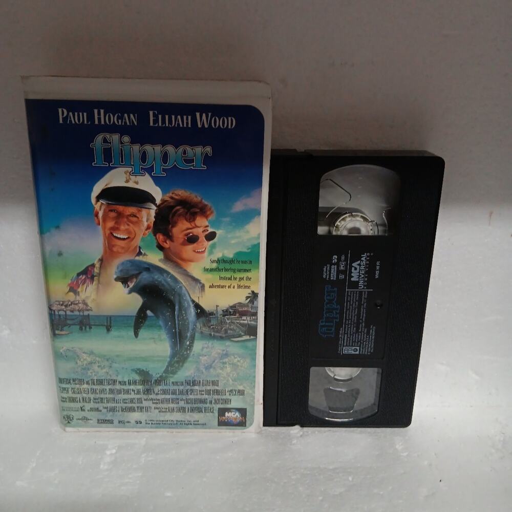 Flipper VHS tape Fast Same Day Shipping